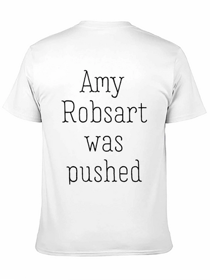 Amy Robsart Was Pushed T-Shirt Black Graphic Tee