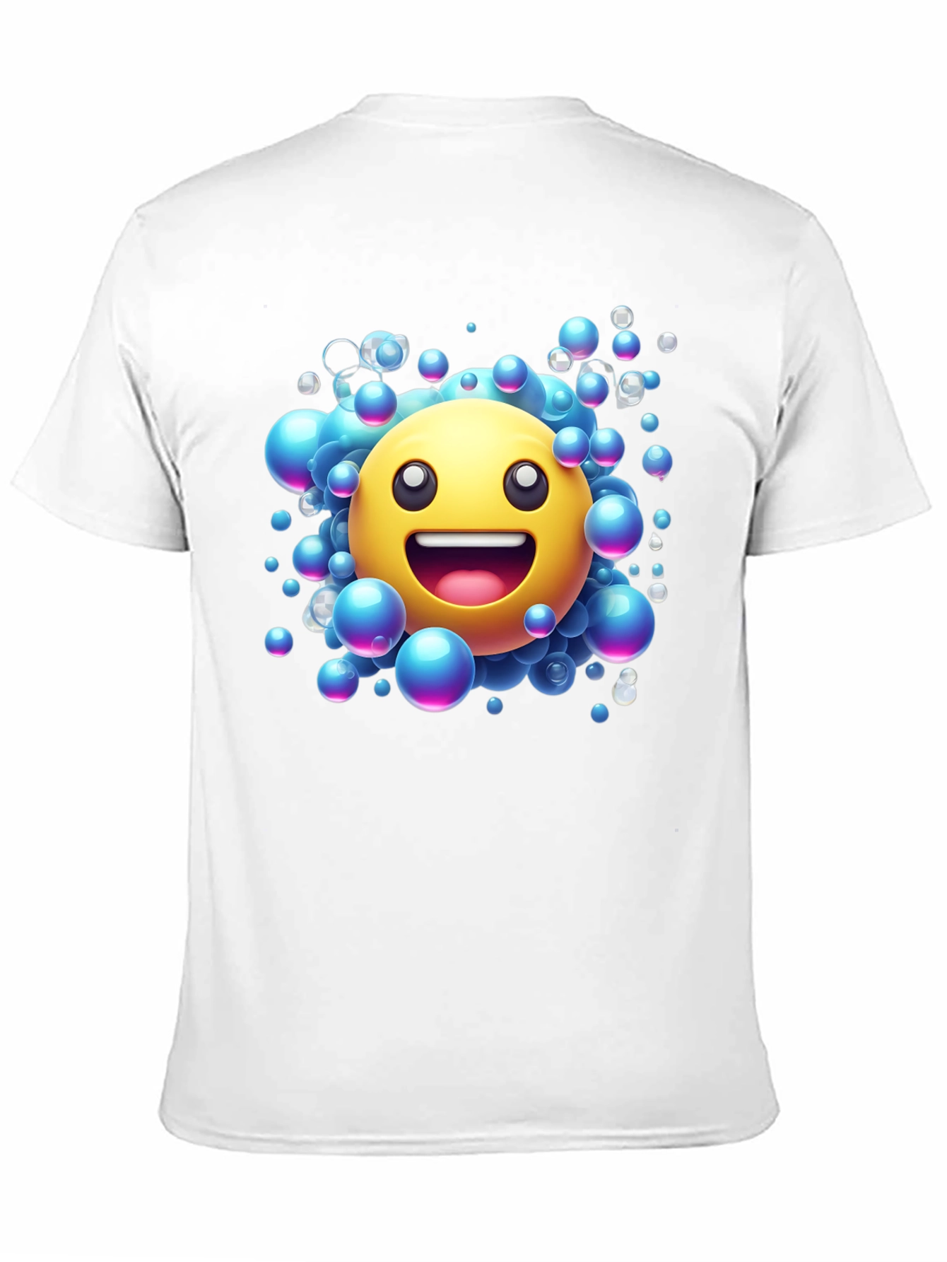 Emoji Bubble Black T-Shirt