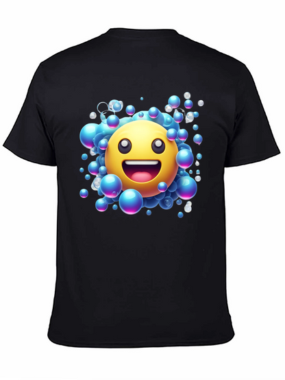 Emoji Bubble Black T-Shirt