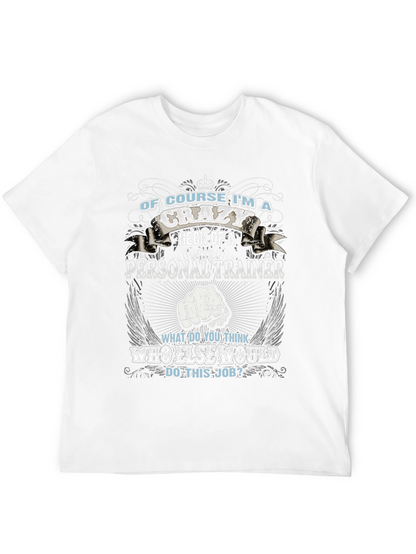 Crazy Personal Trainer Black Graphic T-Shirt