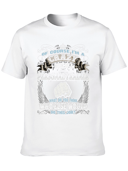 Crazy Personal Trainer Black Graphic T-Shirt