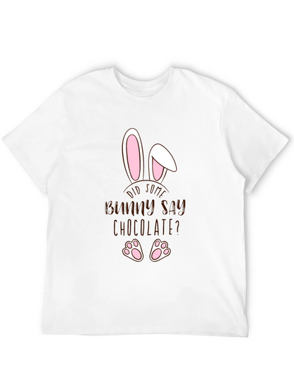 Funny Easter Bunny Chocolate Mens T-Shirt