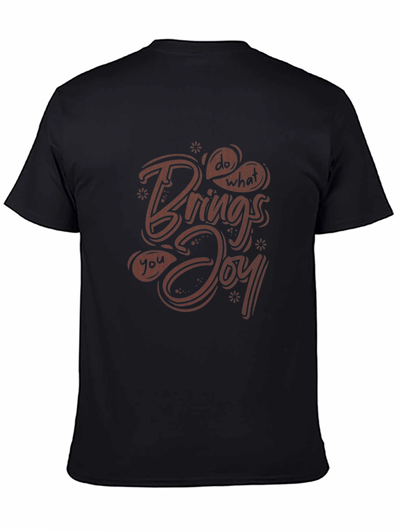 Do What Brings You Joy Graphic Tee - Black
