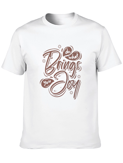 Do What Brings You Joy Graphic Tee - Black