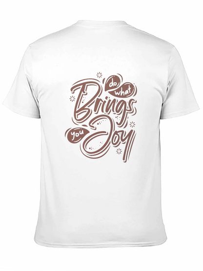 Do What Brings You Joy Graphic Tee - Black