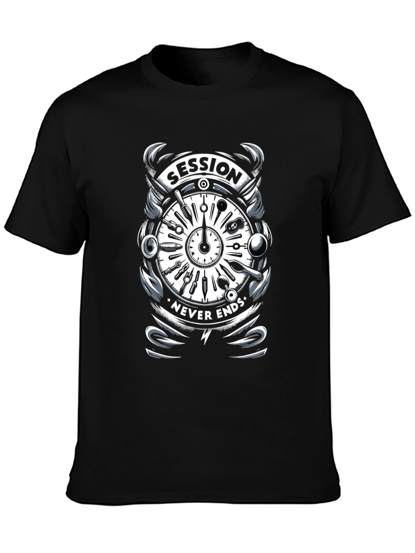 Session Never Ends Graphic T-Shirt