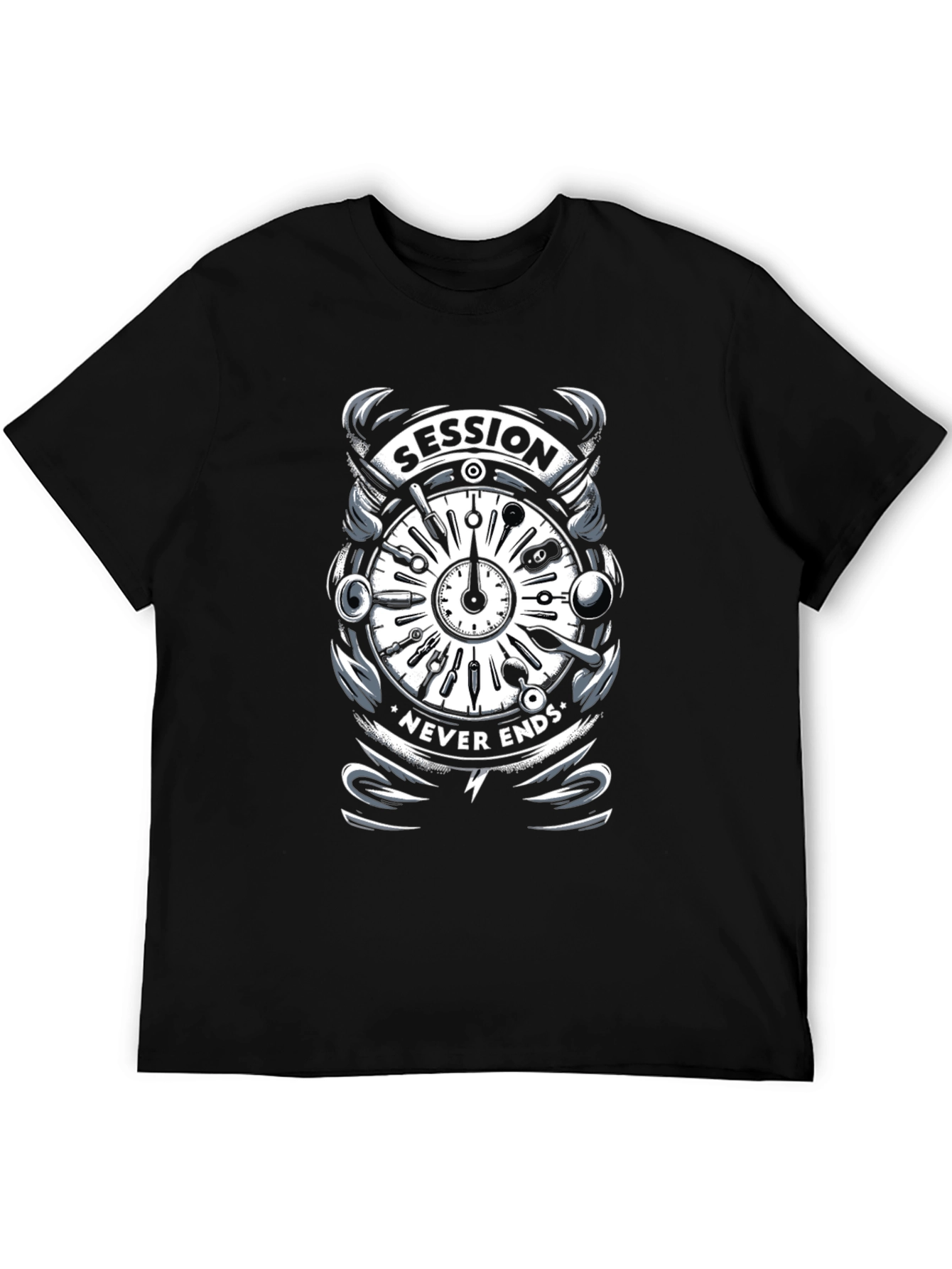 Session Never Ends Graphic T-Shirt