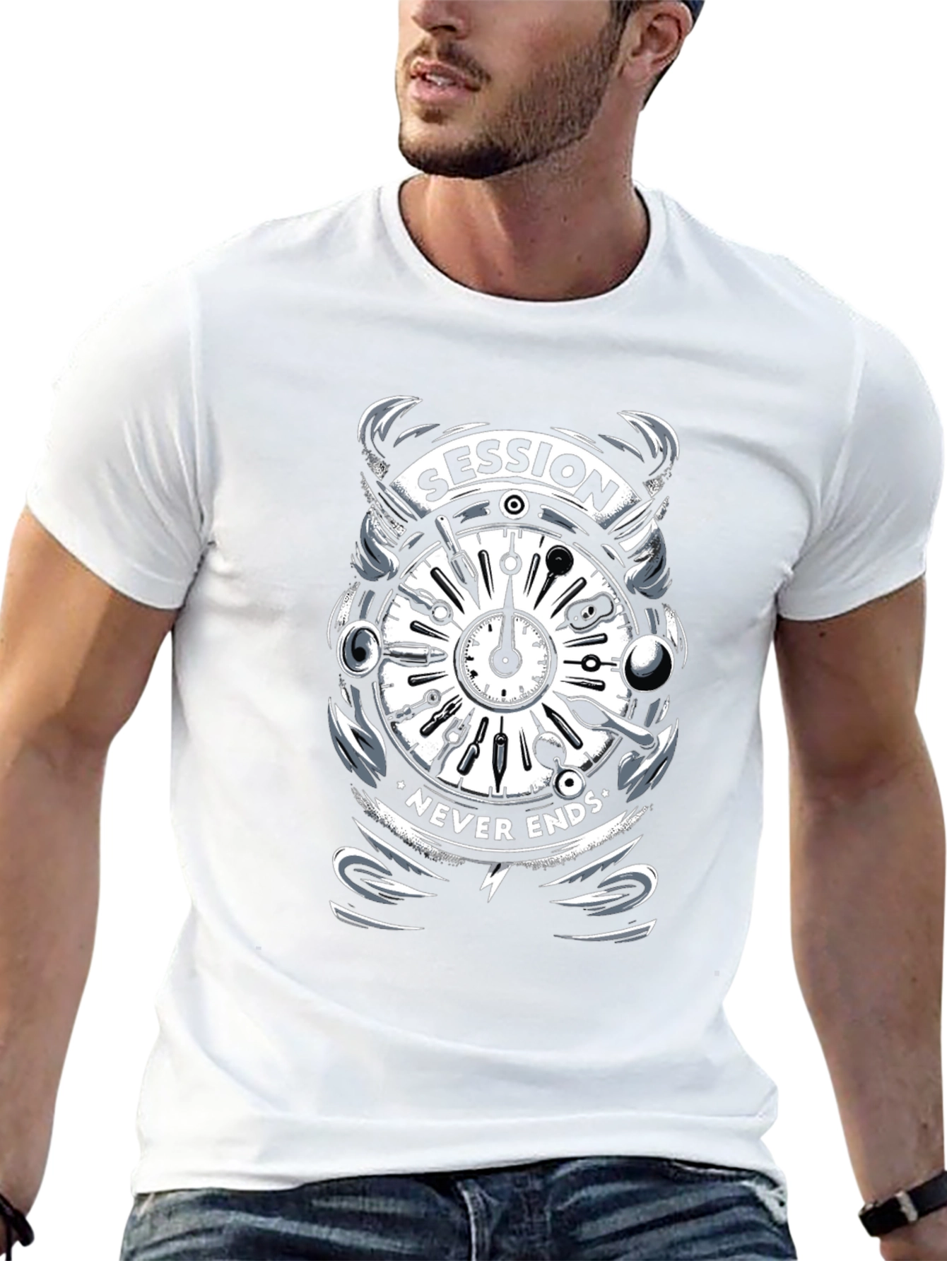 Session Never Ends Graphic T-Shirt