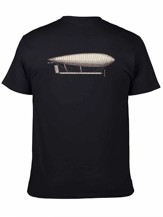 Vintage Airship Graphic T-Shirt