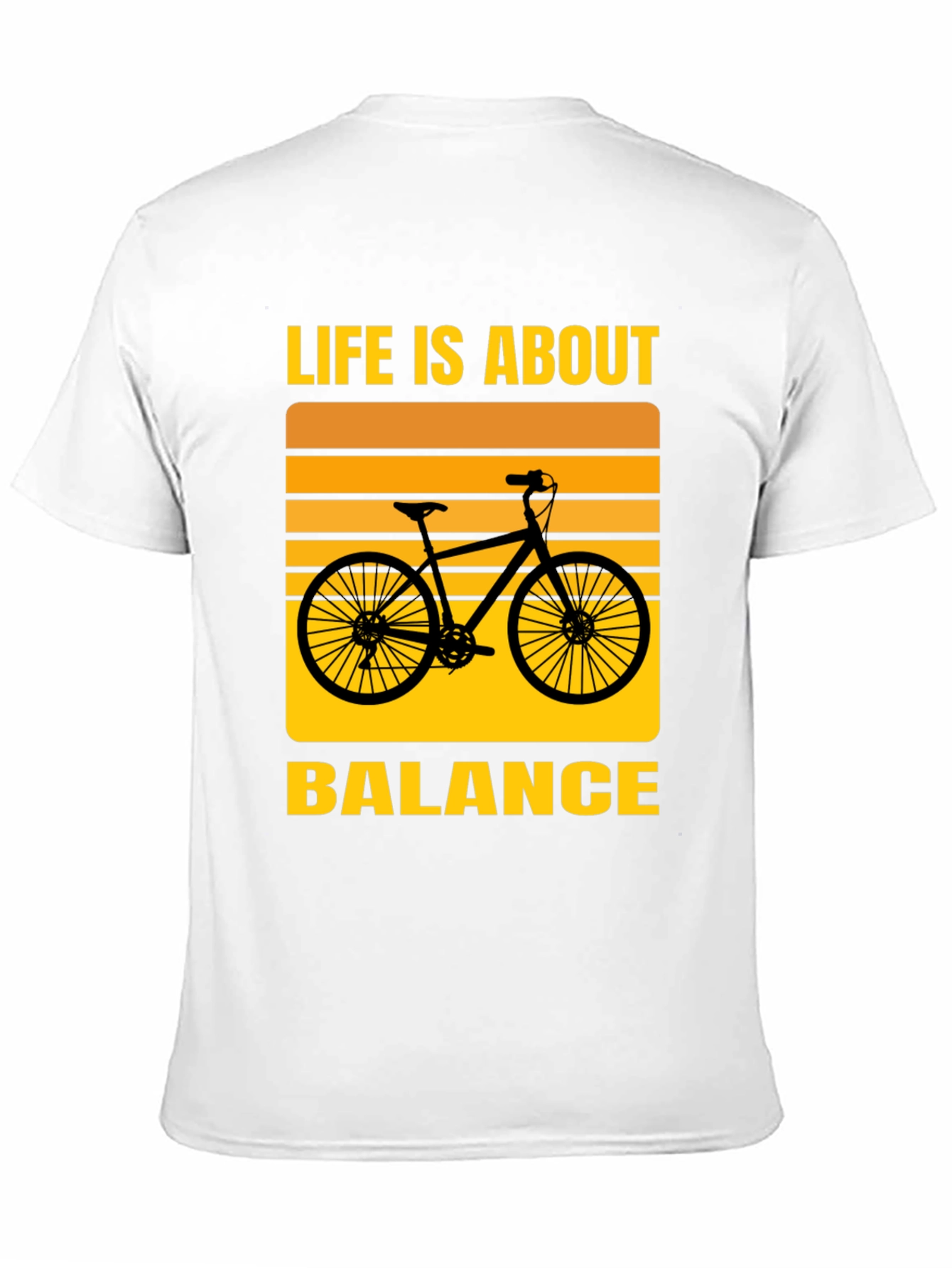 Life is About Balance T-Shirt - Cycling Design