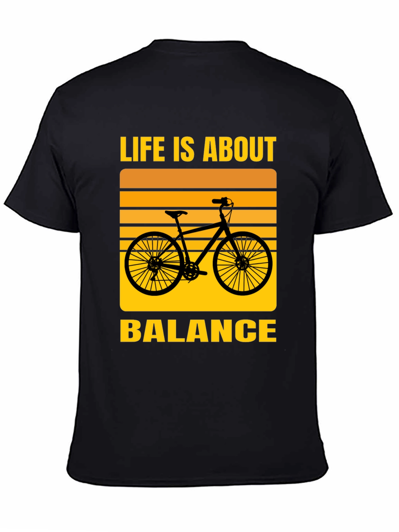 Life is About Balance T-Shirt - Cycling Design