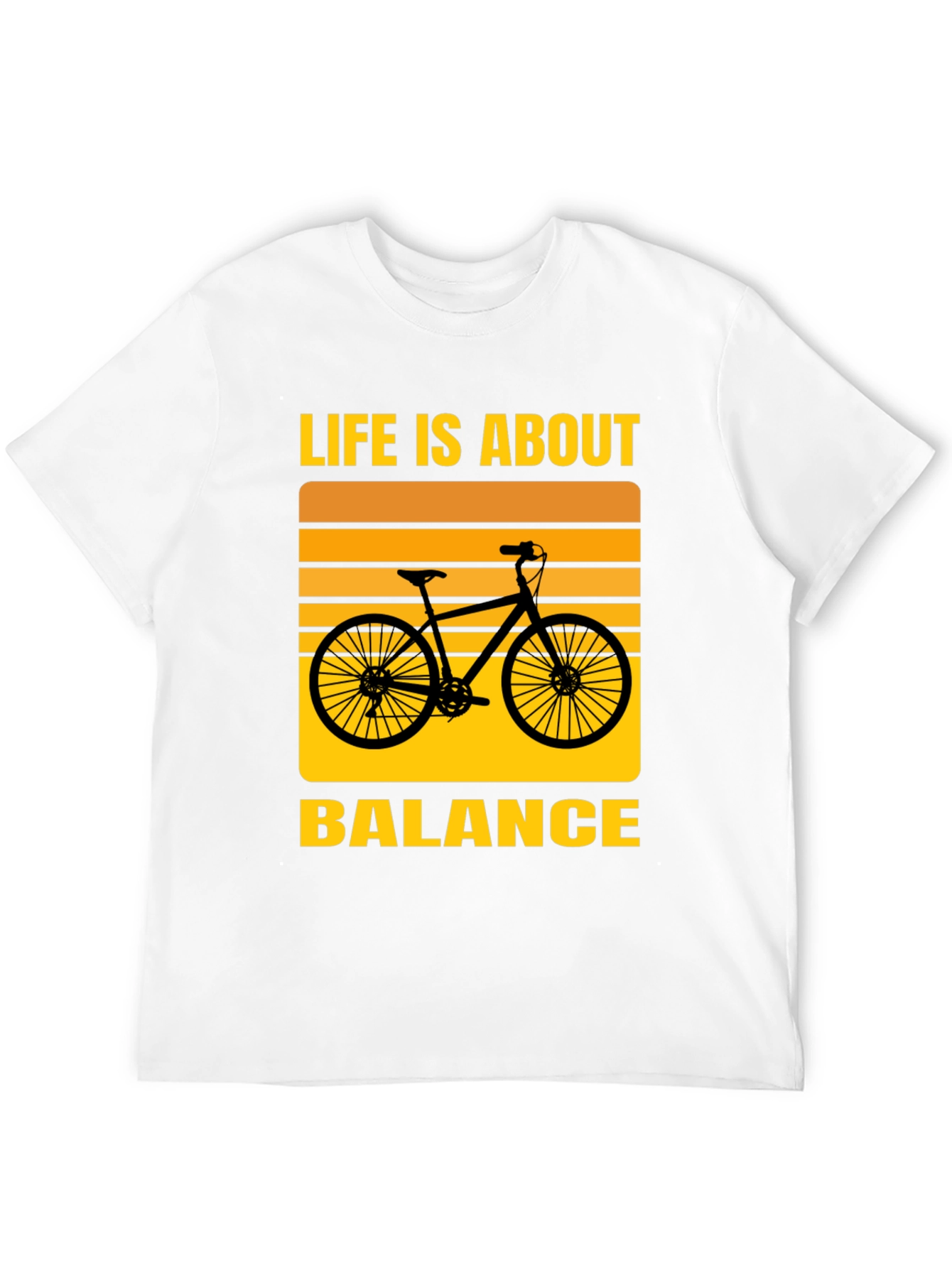 Life is About Balance T-Shirt - Cycling Design