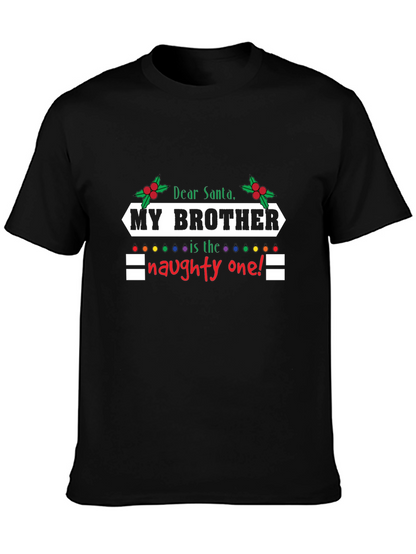 Naughty Brother Christmas T-Shirt