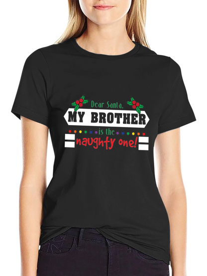 Naughty Brother Christmas T-Shirt