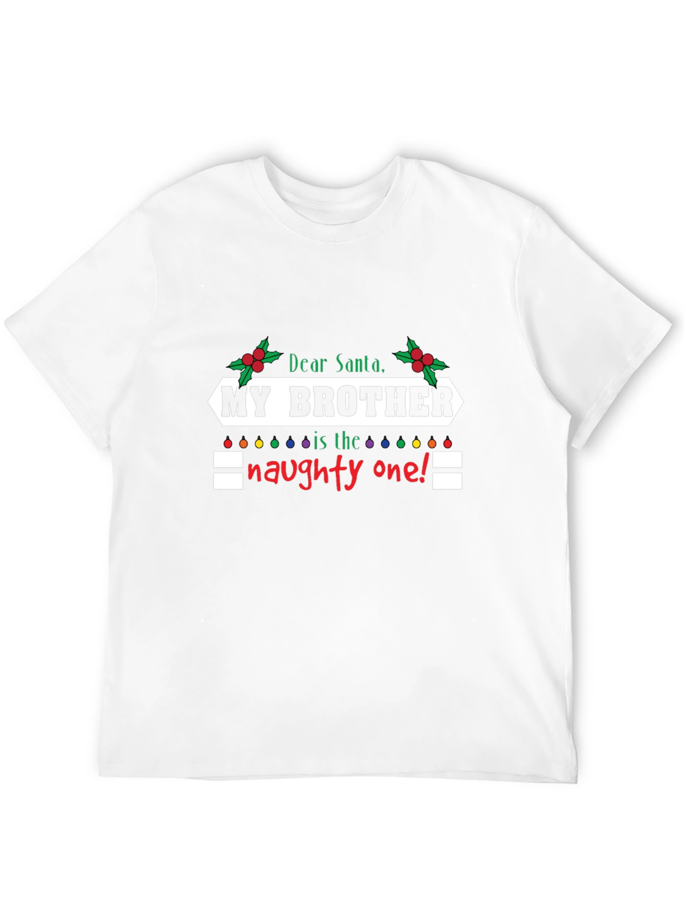 Naughty Brother Christmas T-Shirt