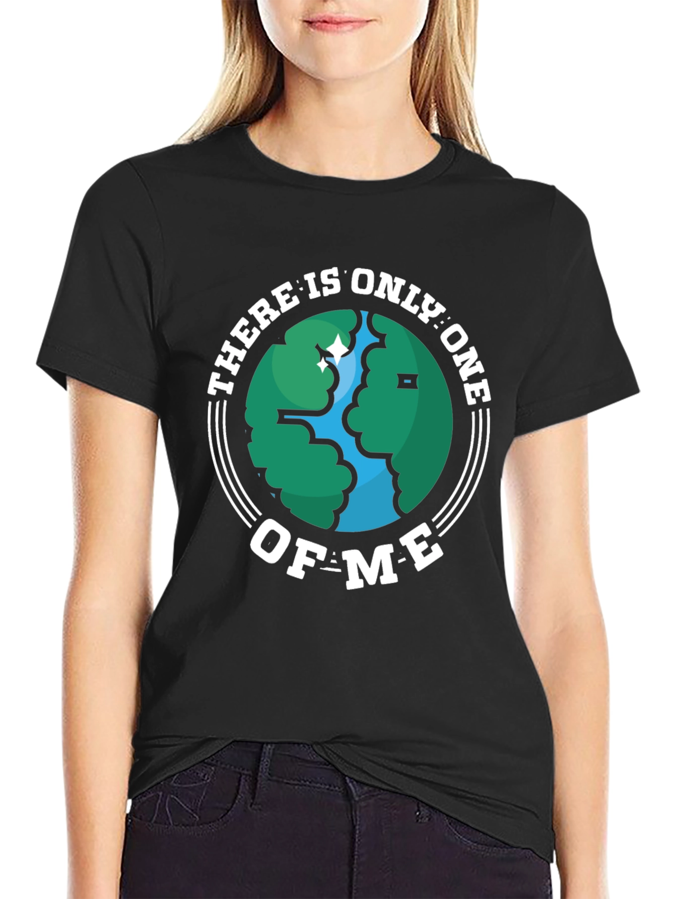 Unique Earth Graphic T-Shirt - One Of Me!