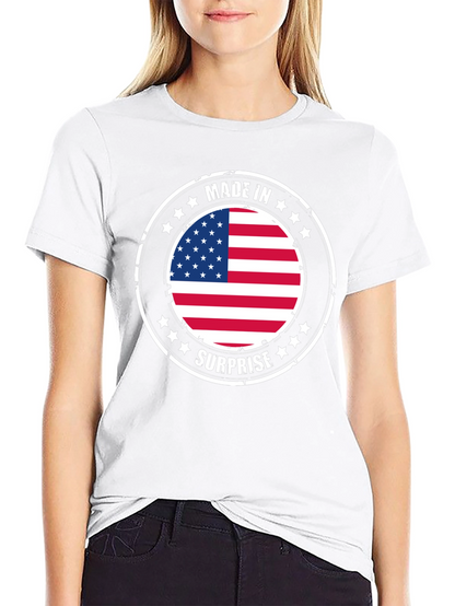 Made in Surprise American Flag T-Shirt