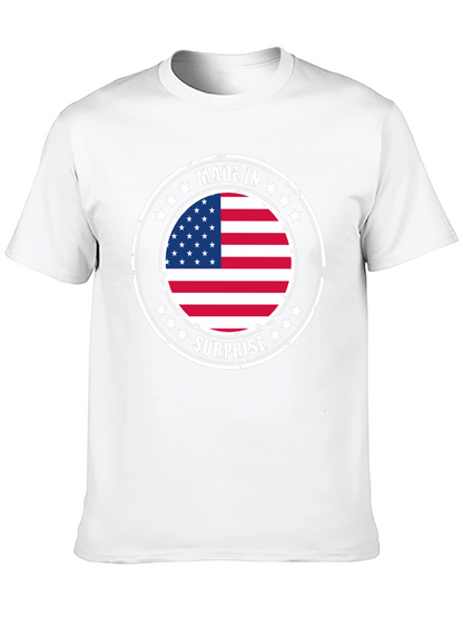 Made in Surprise American Flag T-Shirt