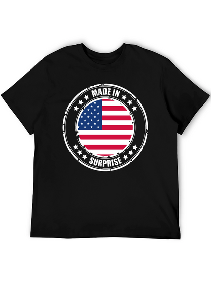 Made in Surprise American Flag T-Shirt