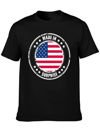 Made in Surprise American Flag T-Shirt
