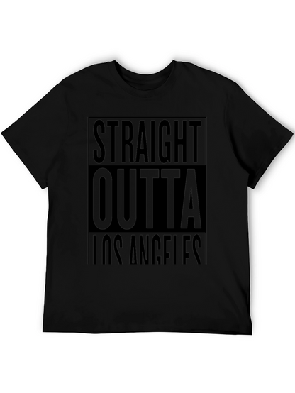 Straight Outta Los Angeles Black T-Shirt
