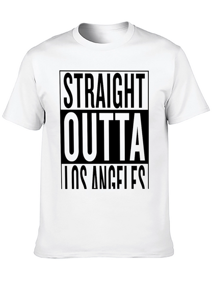 Straight Outta Los Angeles Black T-Shirt