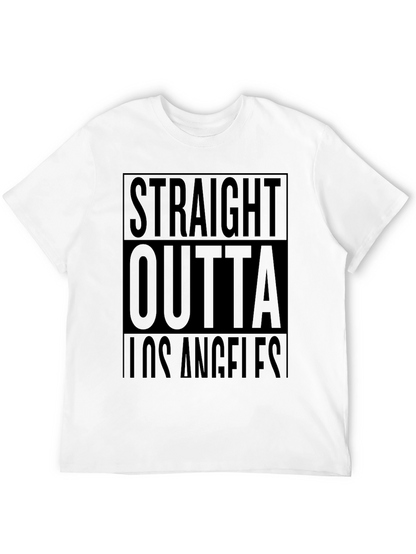 Straight Outta Los Angeles Black T-Shirt