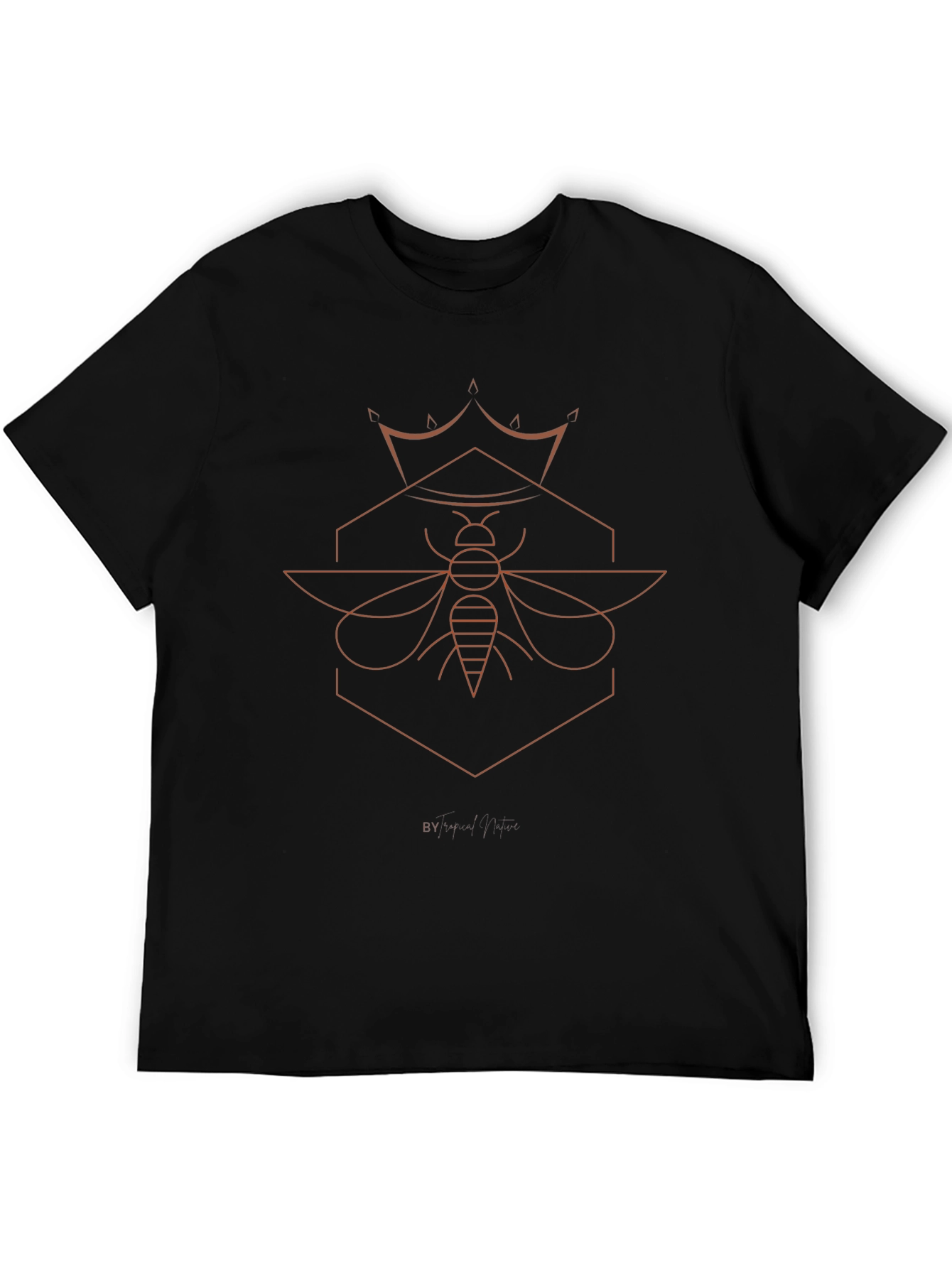 Geometric Bee Graphic T-Shirt