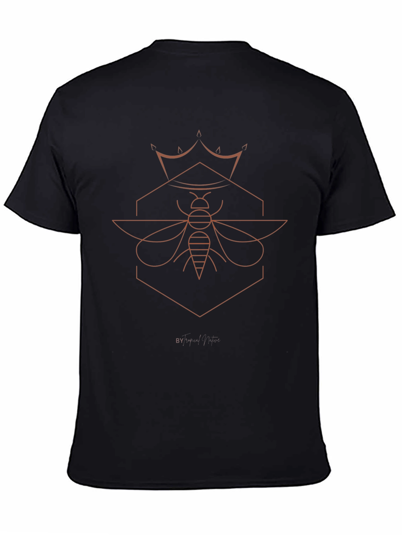 Geometric Bee Graphic T-Shirt