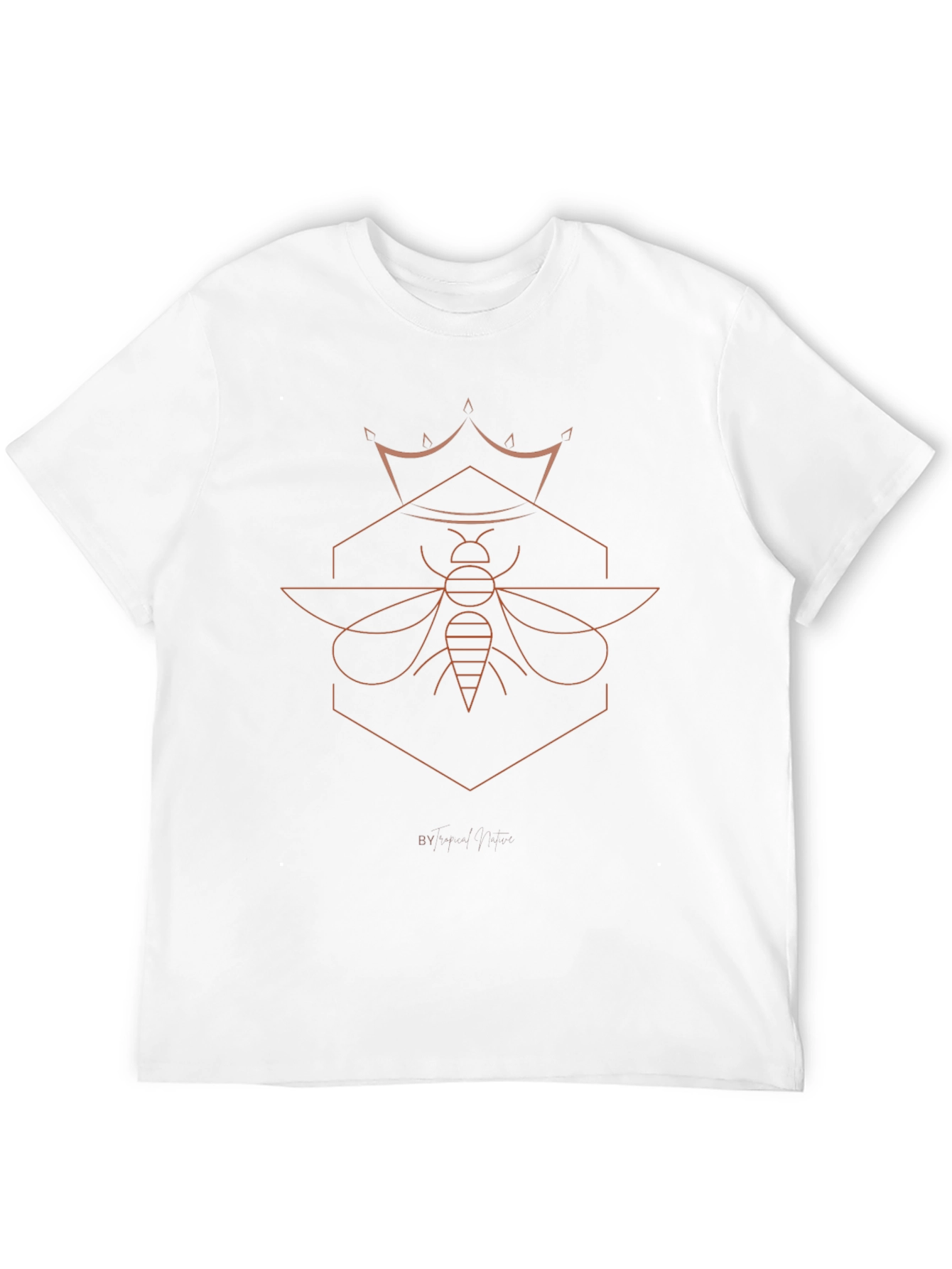 Geometric Bee Graphic T-Shirt