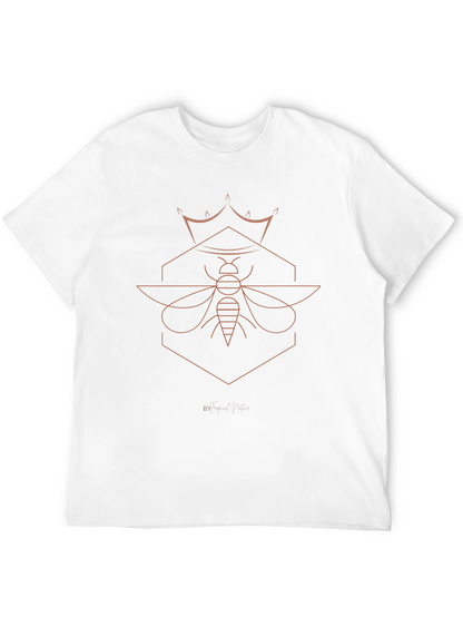 Geometric Bee Graphic T-Shirt