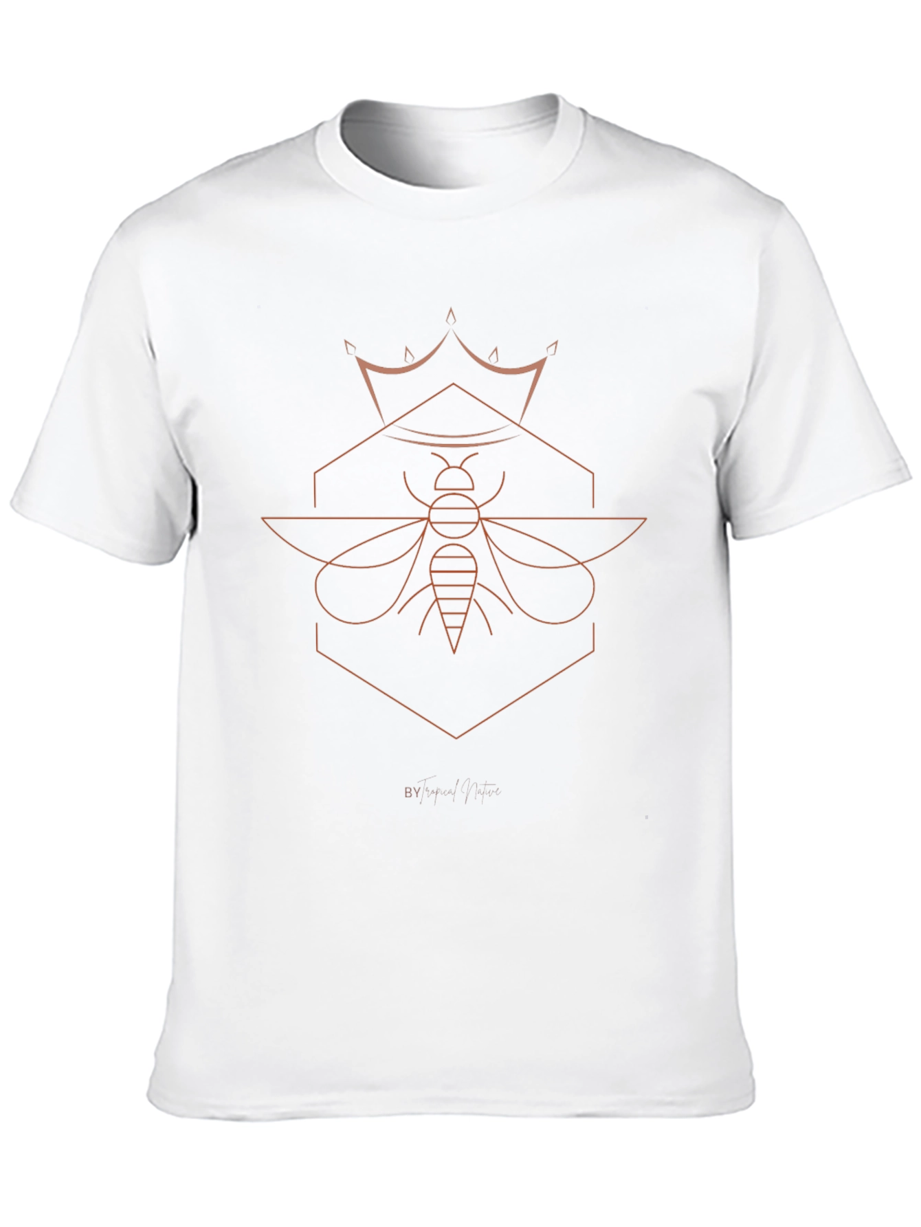 Geometric Bee Graphic T-Shirt