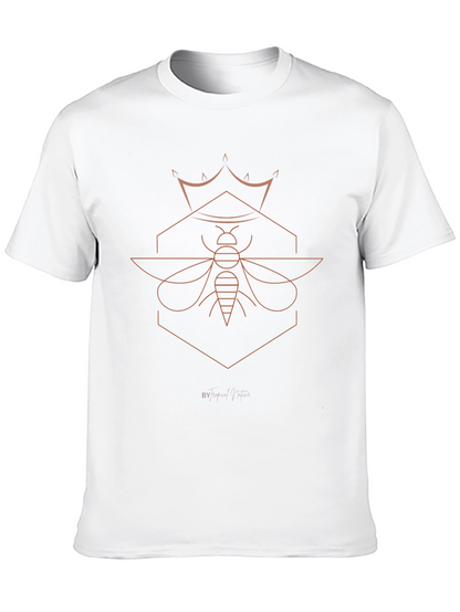 Geometric Bee Graphic T-Shirt