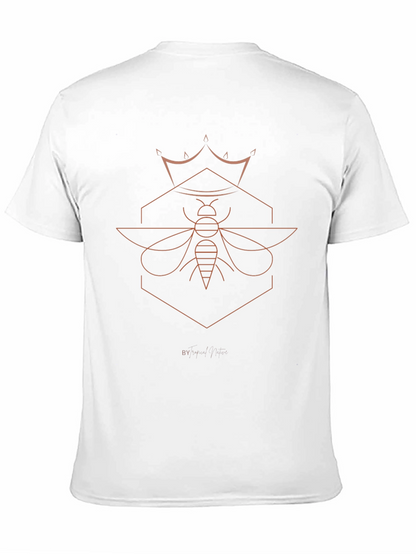 Geometric Bee Graphic T-Shirt