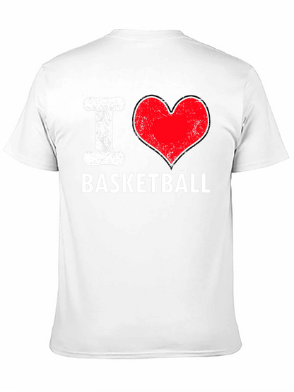 I Love Basketball T-Shirt - Classic Design