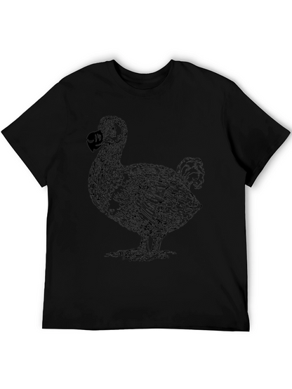 Dodo Bird Graphic Tee - Black Unisex T-Shirt