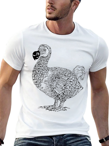 Dodo Bird Graphic Tee - Black Unisex T-Shirt