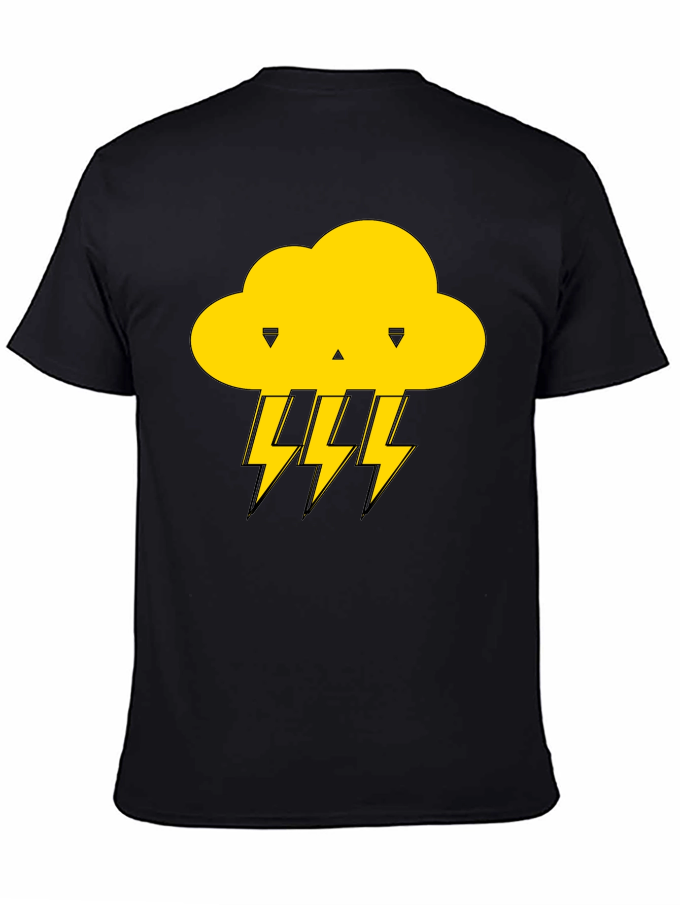 Storm Cloud T-Shirt - Black Graphic Tee