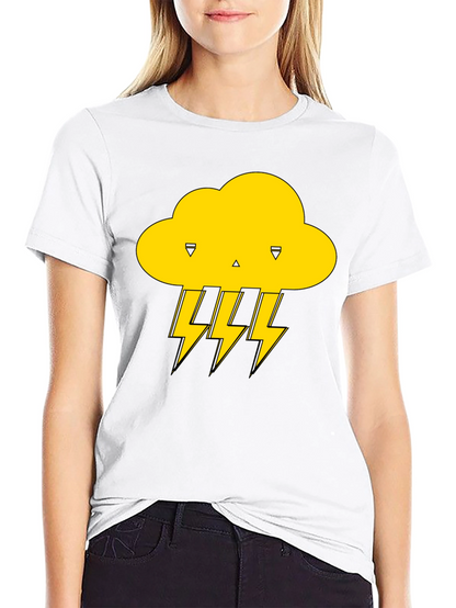 Storm Cloud T-Shirt - Black Graphic Tee