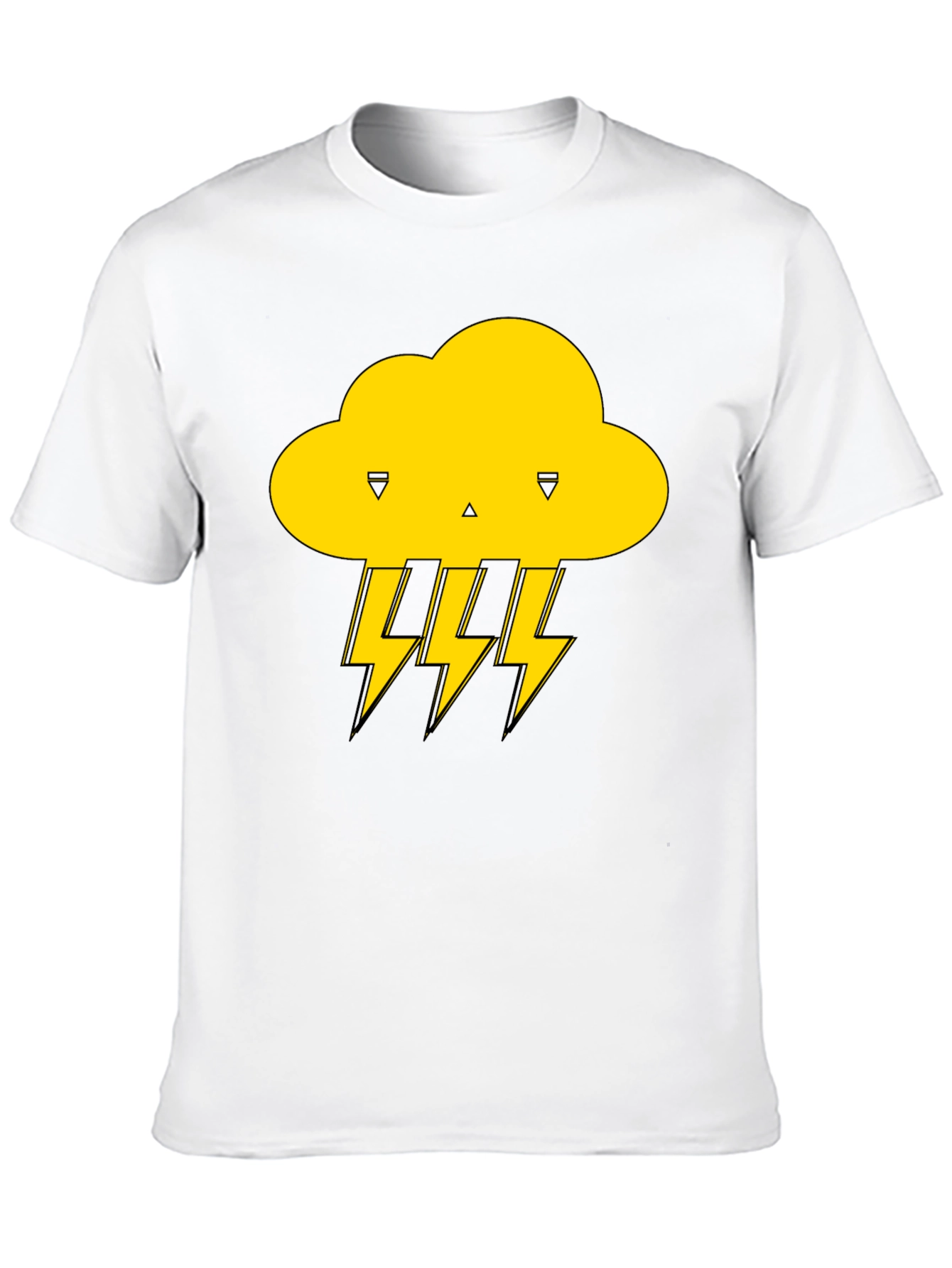 Storm Cloud T-Shirt - Black Graphic Tee