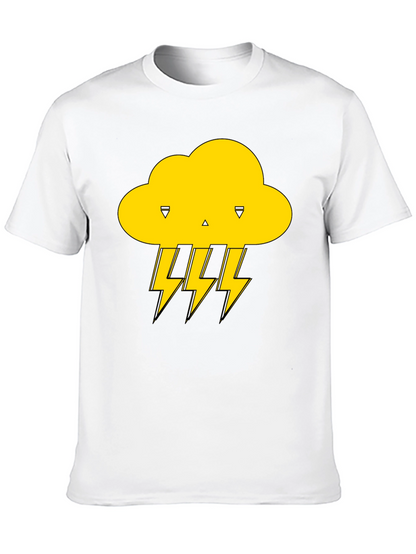 Storm Cloud T-Shirt - Black Graphic Tee
