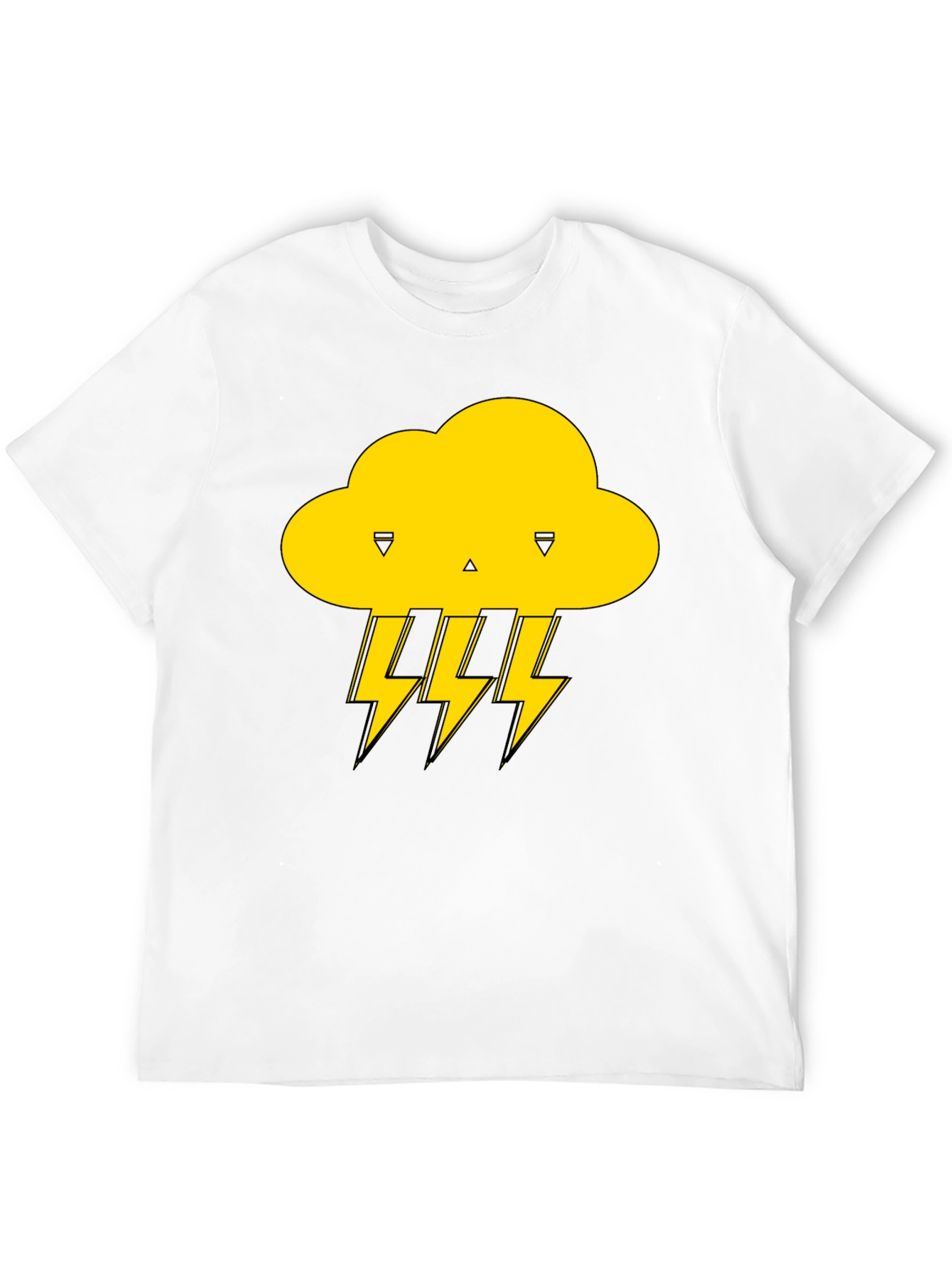 Storm Cloud T-Shirt - Black Graphic Tee