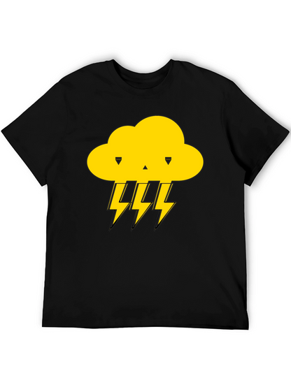 Storm Cloud T-Shirt - Black Graphic Tee