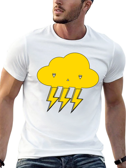 Storm Cloud T-Shirt - Black Graphic Tee