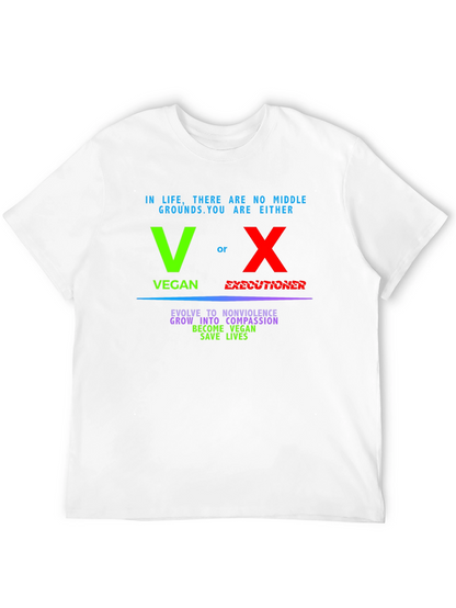 Vegan vs Executioner Graphic T-Shirt