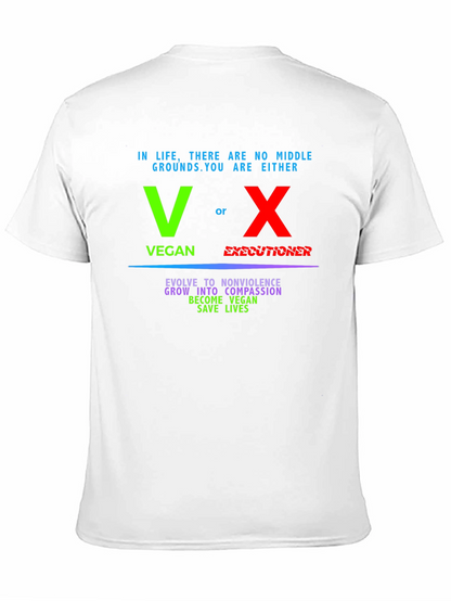 Vegan vs Executioner Graphic T-Shirt