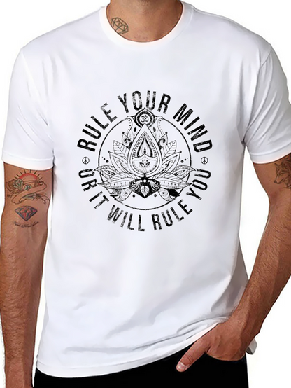 Rule Your Mind Graphic Tee - Black