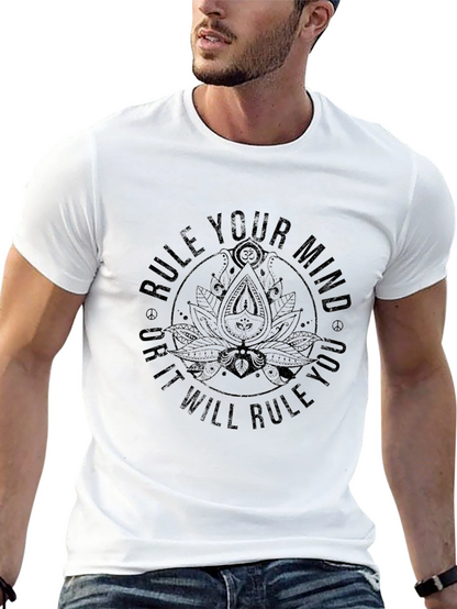Rule Your Mind Graphic Tee - Black