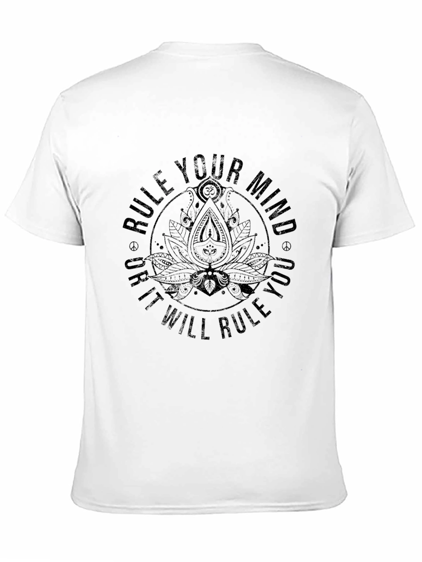 Rule Your Mind Graphic Tee - Black