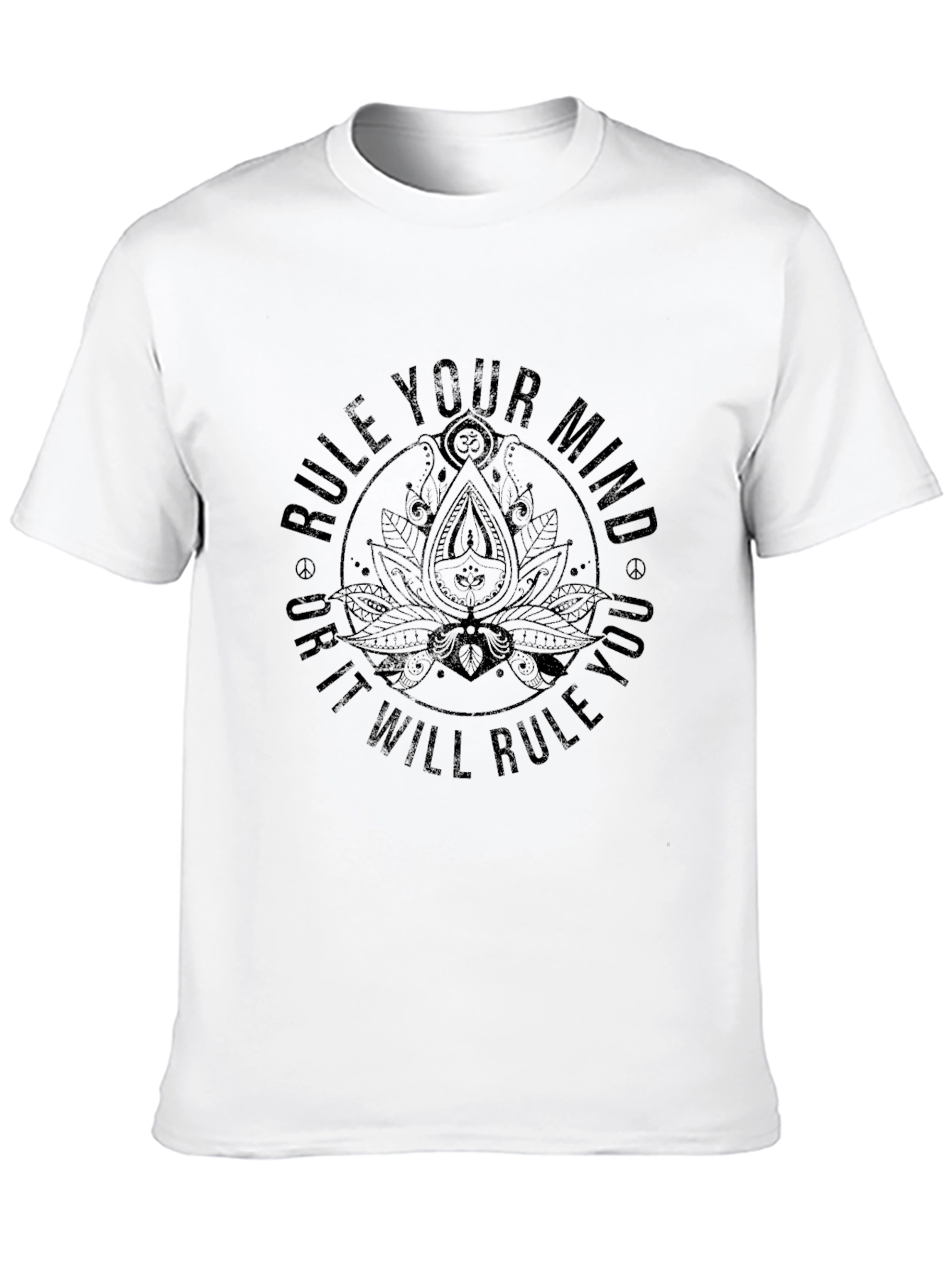 Rule Your Mind Graphic Tee - Black